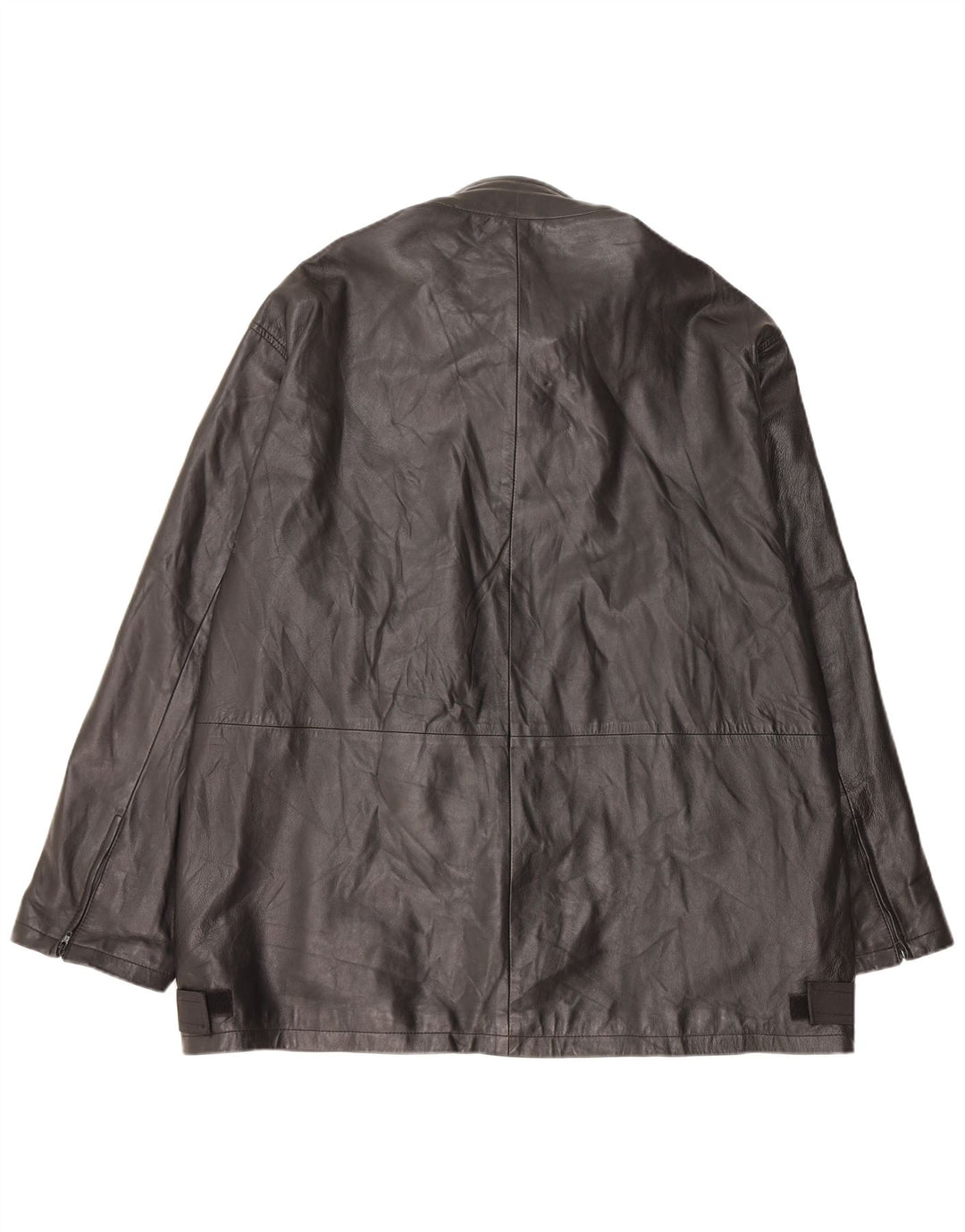 CONBIPEL Mens Leather Jacket IT 54 2XL Black Leather