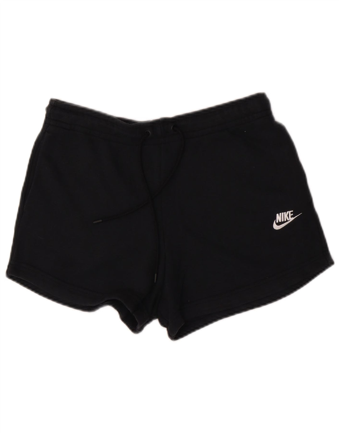 Nike Womens Sport Shorts UK 10 Small  Black Cotton