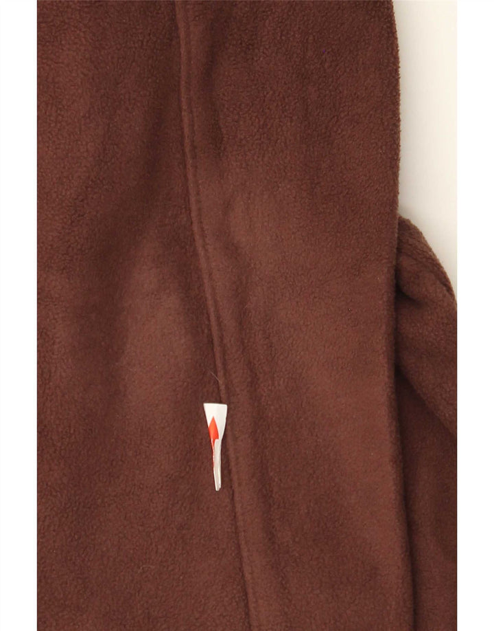 Columbia Mens Fleece Jacket UK 42 XL Brown Polyester
