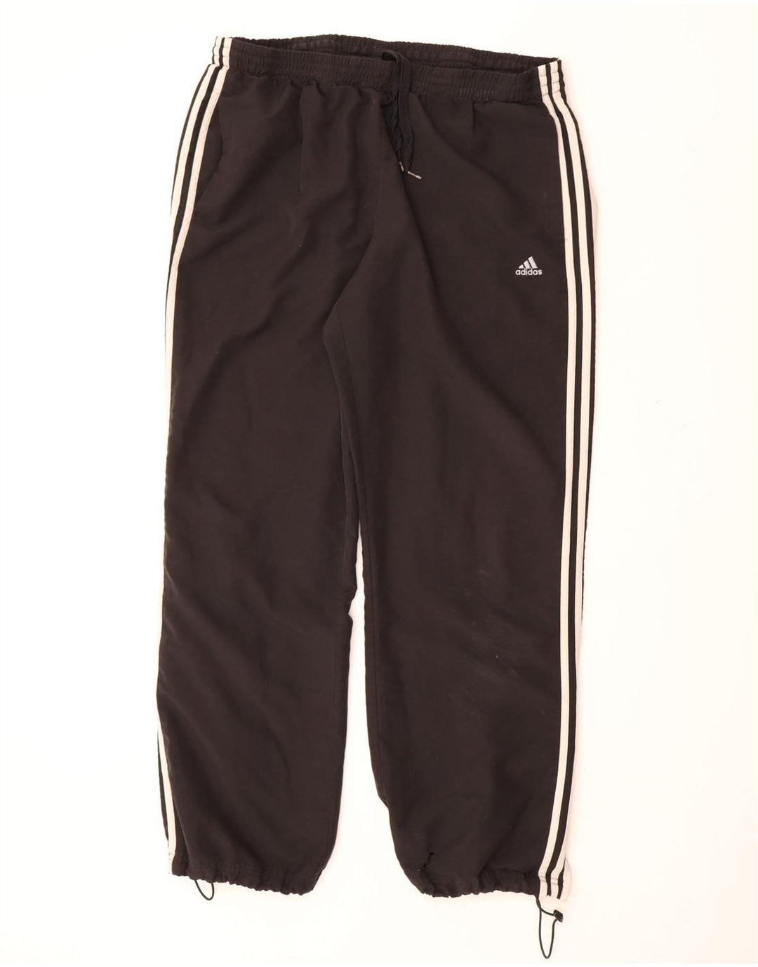 ADIDAS Mens Tracksuit Trousers Joggers XL   Black Polyester