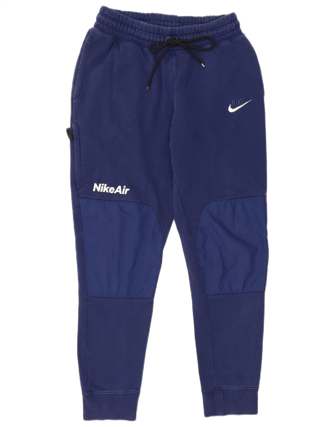 Nike Mens Graphic Cargo Tracksuit Trousers Joggers Medium  Navy Blue Cotton