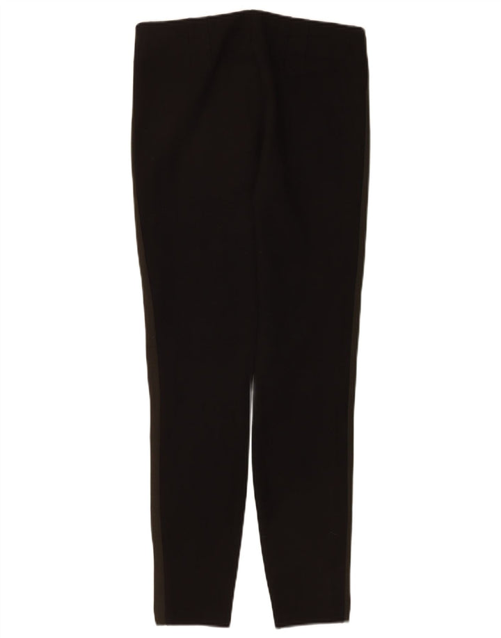 Zara Womens Tracksuit Trousers UK 12 Medium Black Colourblock Viscose