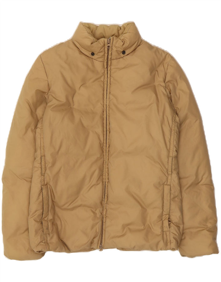 BENETTON Womens Padded Jacket UK 10 Small Beige Polyamide Vintage Benetton and Second-Hand Benetton from Messina Hembry 