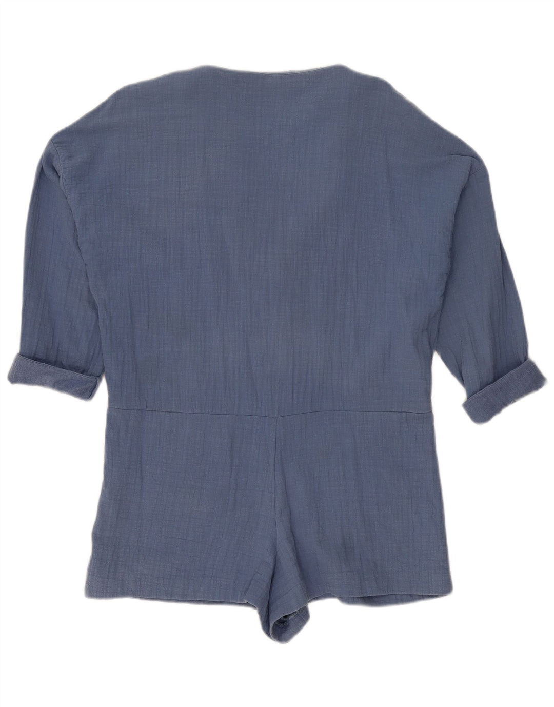 Zara Womens Oversized Playsuit UK 10 Small  Blue