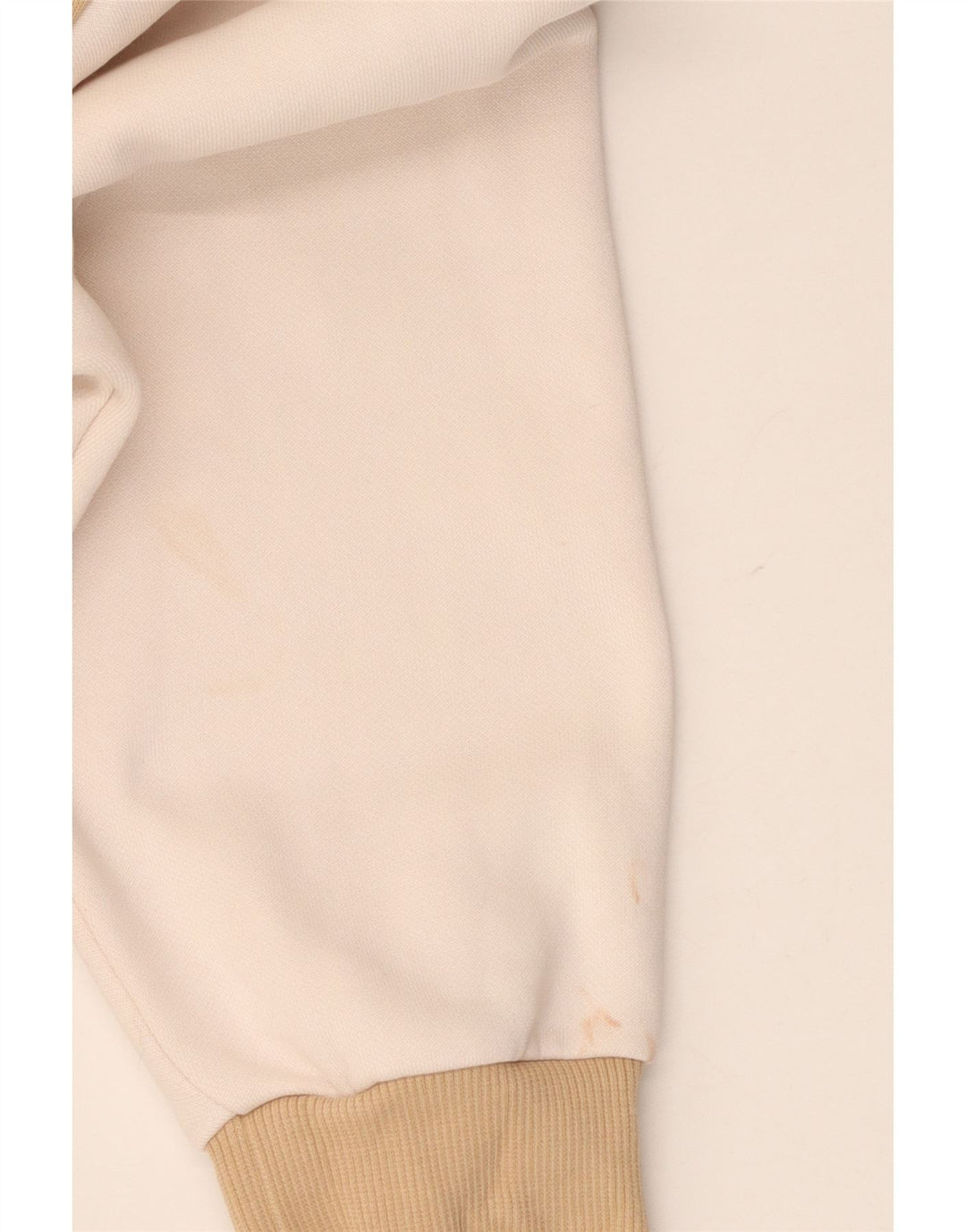 Puma Womens Tracksuit Top Jacket UK 14 Medium Beige Colourblock Cotton