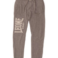 Leone Mens Graphic Tracksuit Trousers Joggers Small  Grey Flecked