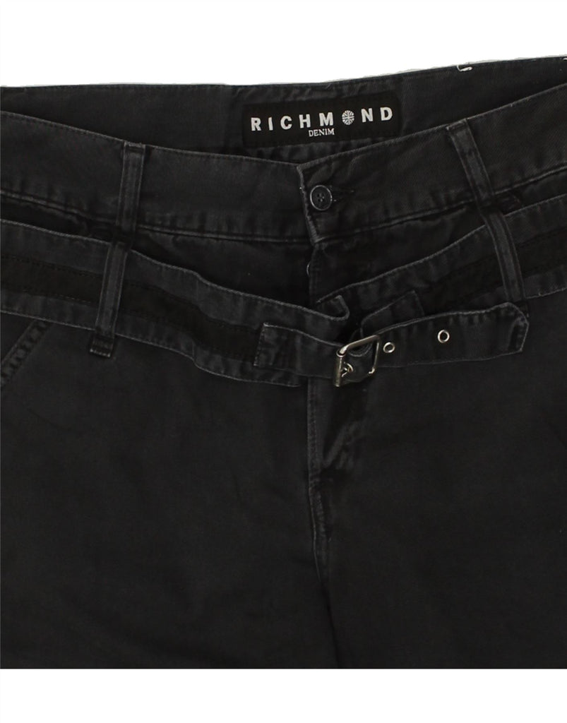 RICHMOND Womens Denim Shorts W34 Large Black | Vintage Richmond | Thrift | Second-Hand Richmond | Used Clothing | Messina Hembry 