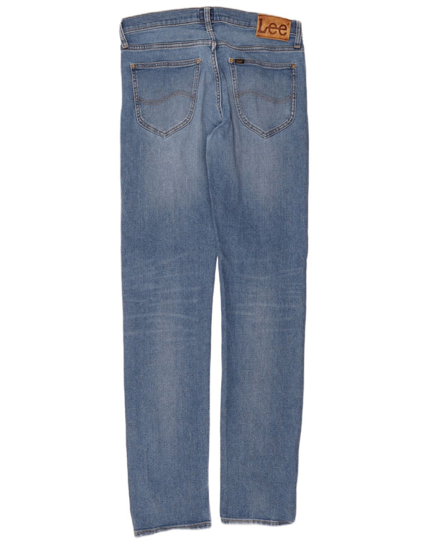 Lee Mens Daren Straight Jeans W32 L36 Blue Cotton