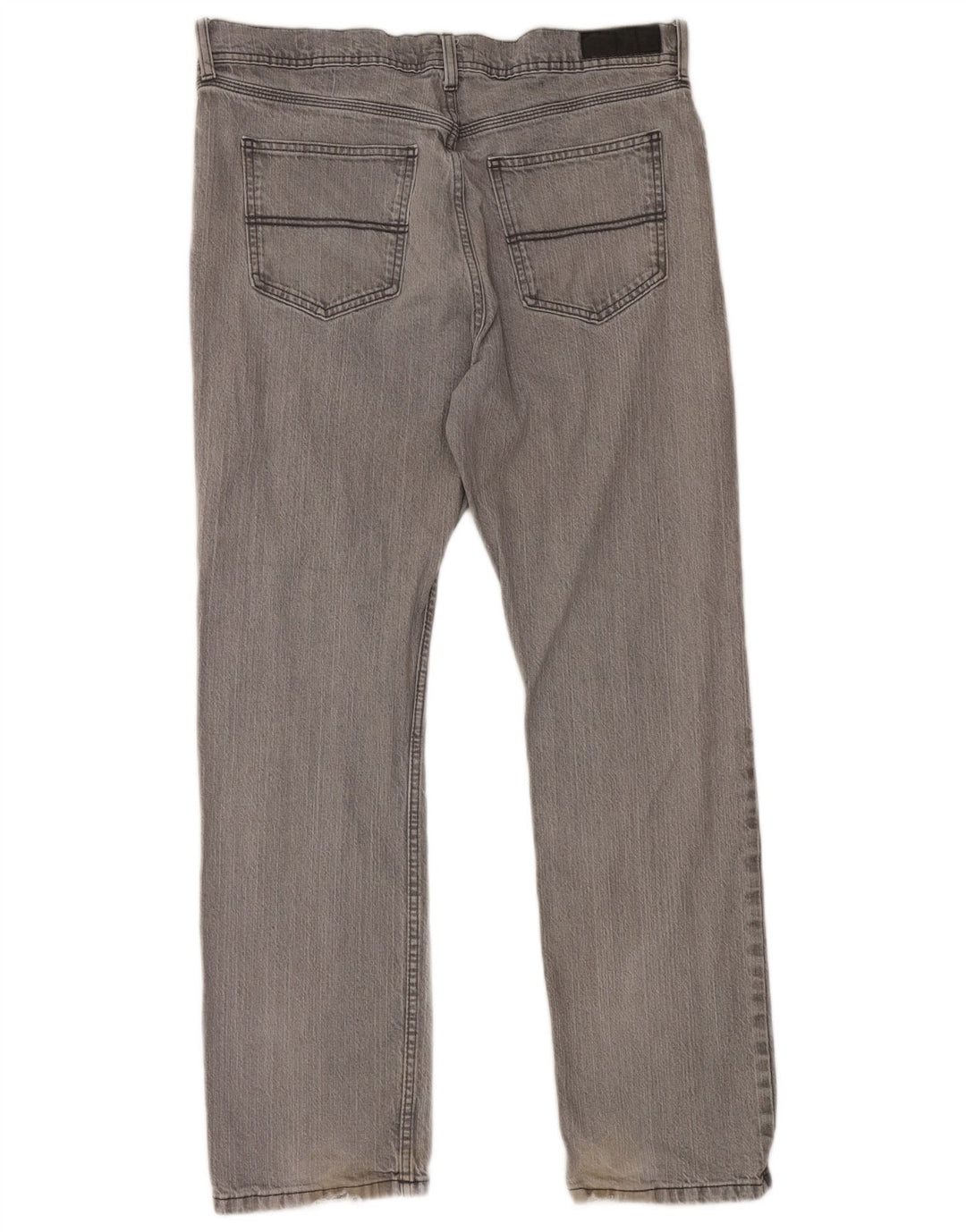 Marks & Spencer Mens Stretch Regular Straight Jeans W36 L31 Grey Cotton