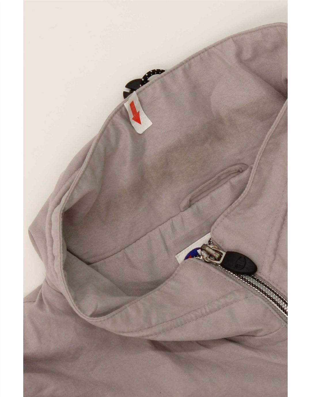 Champion Mens Rain Jacket UK 42 XL Grey Colourblock Polyester