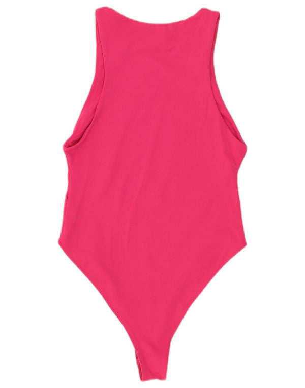 Zara Womens Sleeveless Bodysuit UK 8 Small Pink