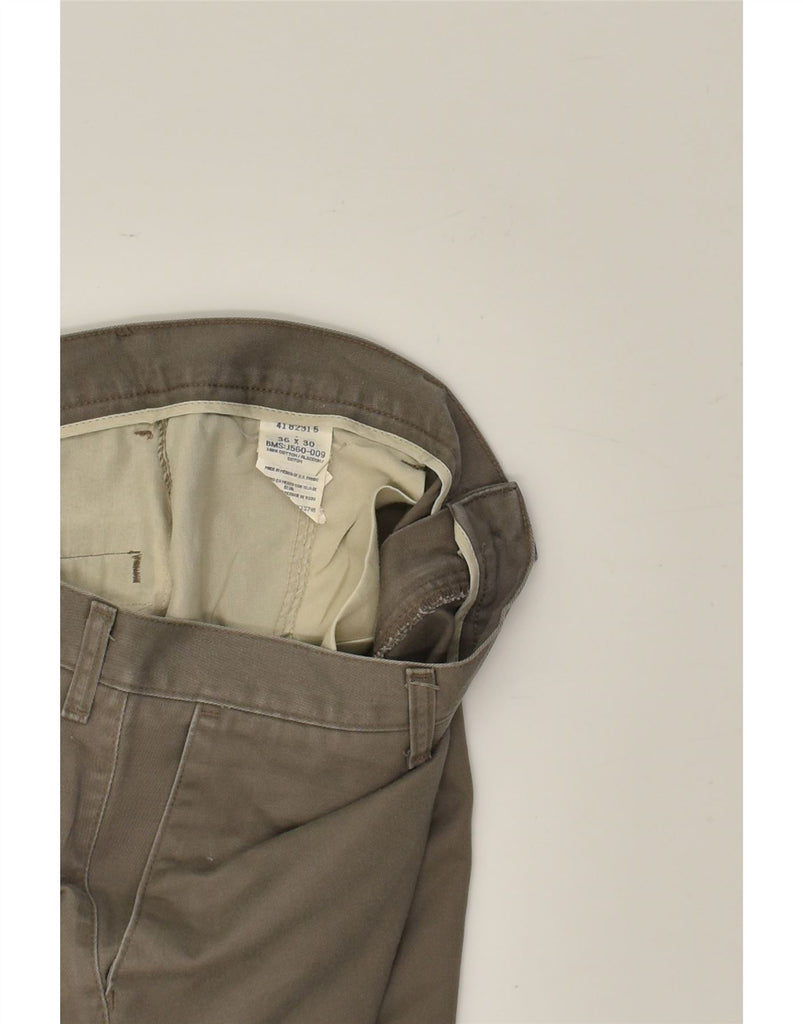 LEE Mens Straight Chino Trousers W36 L30 Grey Cotton | Vintage Lee | Thrift | Second-Hand Lee | Used Clothing | Messina Hembry 