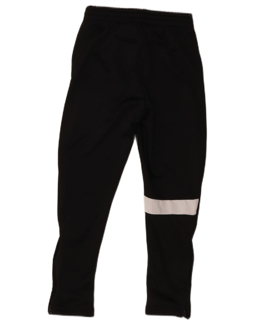 Kappa Boys Graphic Tracksuit Trousers 9-10 Years Black Colourblock