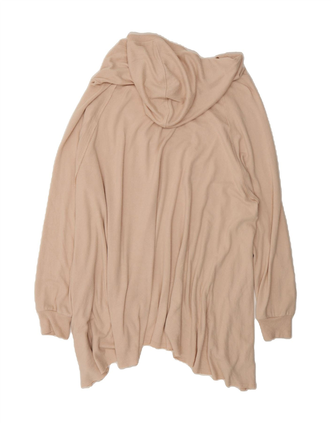 MOSSIMO Womens Oversized Hooded V-Neck Jumper Sweater UK 16 Large Pink Vintage Mossimo and Second-Hand Mossimo from Messina Hembry 