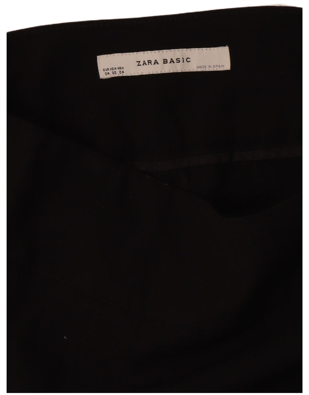 Zara Womens Pencil Skirt EU 34 2XS W24  Black