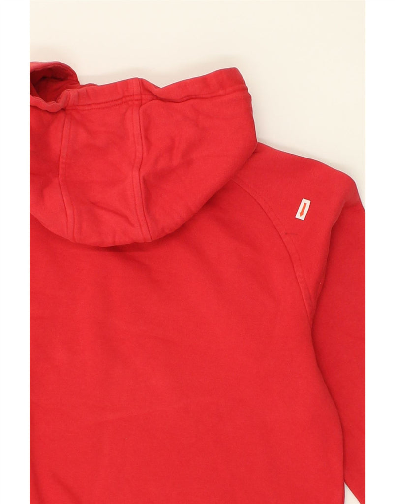 HUGO BOSS Girls Graphic Hoodie Jumper 13-14 Years Small Red Cotton | Vintage Hugo Boss | Thrift | Second-Hand Hugo Boss | Used Clothing | Messina Hembry 