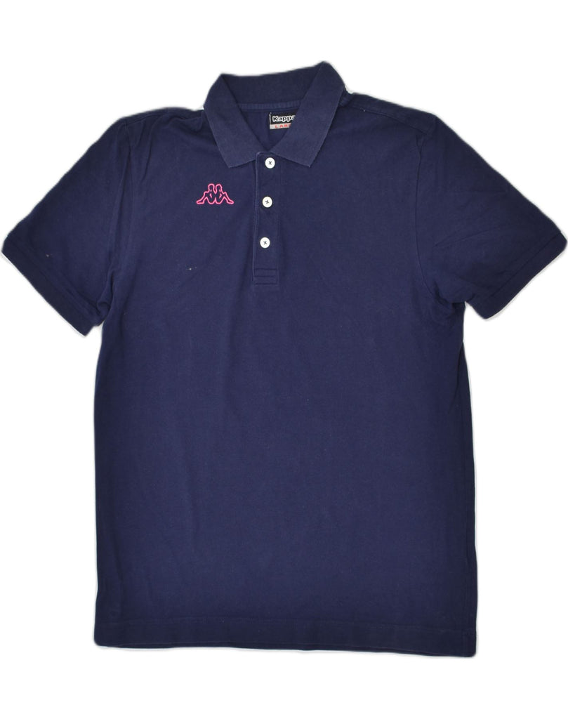 KAPPA Mens Polo Shirt Large Navy Blue Cotton | Vintage | Thrift | Second-Hand | Used Clothing | Messina Hembry 