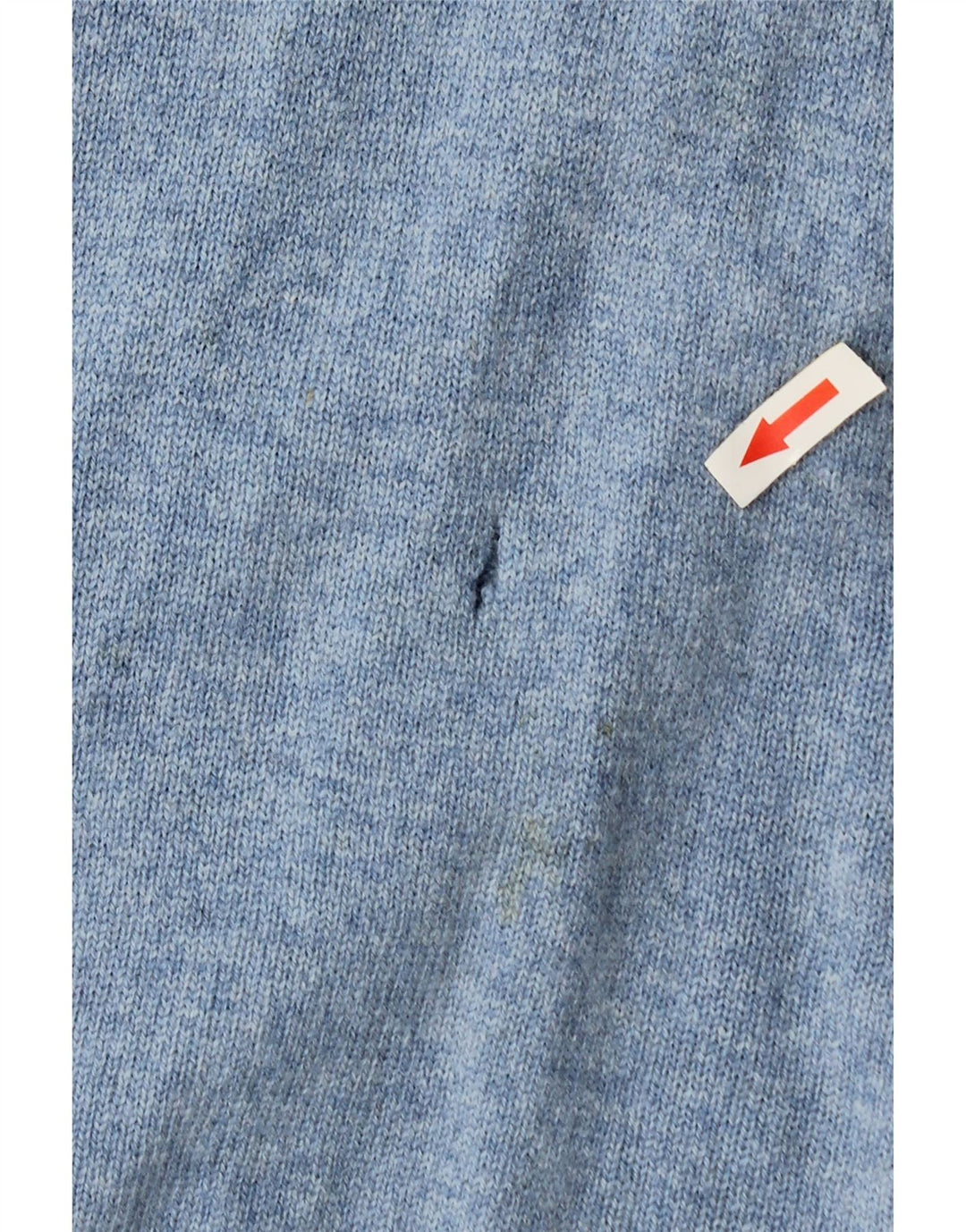 Marks & Spencer Mens Blue Harbour V-Neck Jumper Sweater Large Blue Flecked