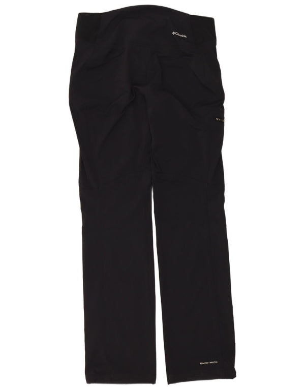 Columbia Womens Omni-Wick Straight Cargo Trousers US 10 Large W32 L33 Black
