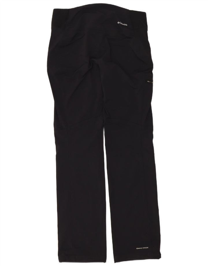 Columbia Womens Omni-Wick Straight Cargo Trousers US 10 Large W32 L33 Black