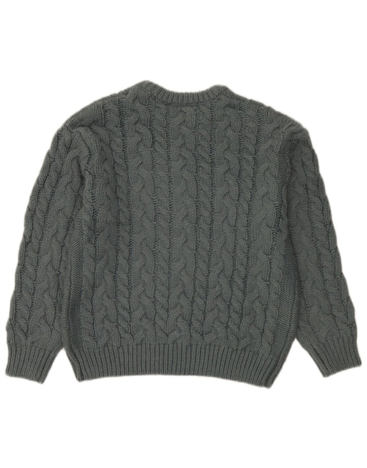 Zara Girls Crew Neck Jumper Sweater 9-10 Years Grey