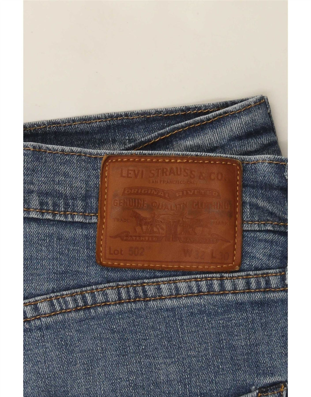 Levi's Mens 502 Tapered Jeans W32 L30 Blue