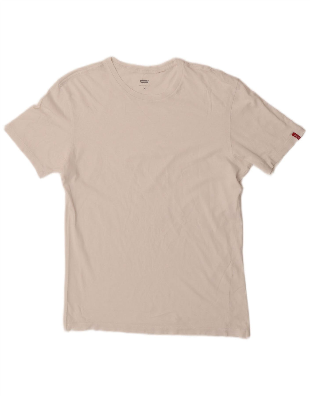 Levi's Mens T-Shirt Top Medium White