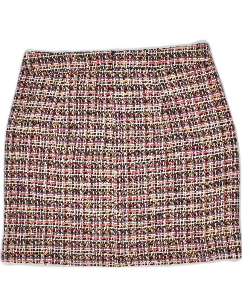 J. CREW Womens Mini Straight Skirt US 8 Medium W32  Multicoloured Acrylic | Vintage J. Crew | Thrift | Second-Hand J. Crew | Used Clothing | Messina Hembry 