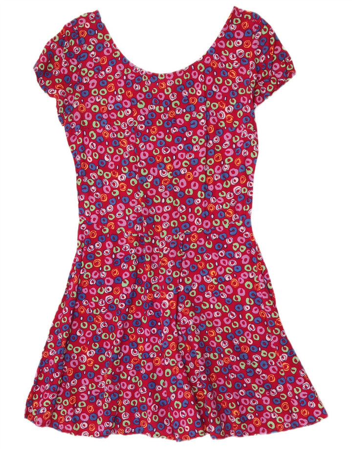 Vintage Womens Playsuit UK 12 Medium  Pink Floral