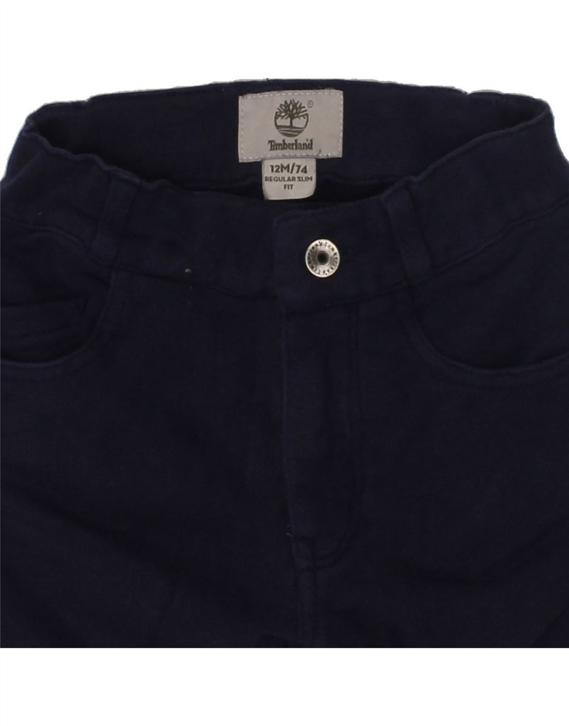 TIMBERLAND Baby Boys Slim Fit Casual Shorts 9-12 Months W18 L10 Navy Blue | Vintage Timberland | Thrift | Second-Hand Timberland | Used Clothing | Messina Hembry 