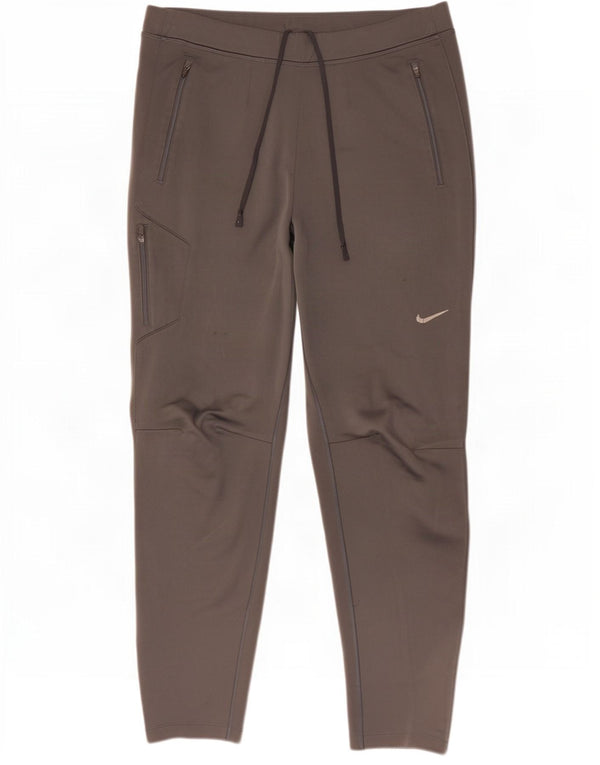 Nike Mens Dri Fit Cargo Tracksuit Trousers Large Grey Polyester