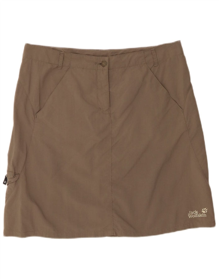 JACK WOLFSKIN Womens Mini Cargo Skirt UK 14/16 Large W34 Grey Polyamide