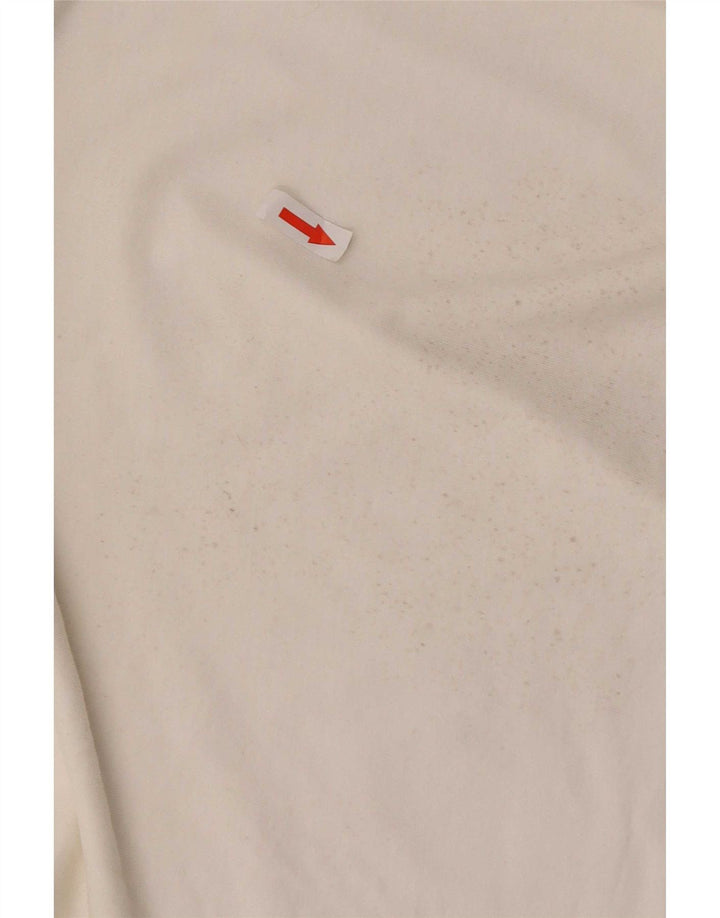 Hugo Boss Mens T-Shirt Top 2XL White Cotton