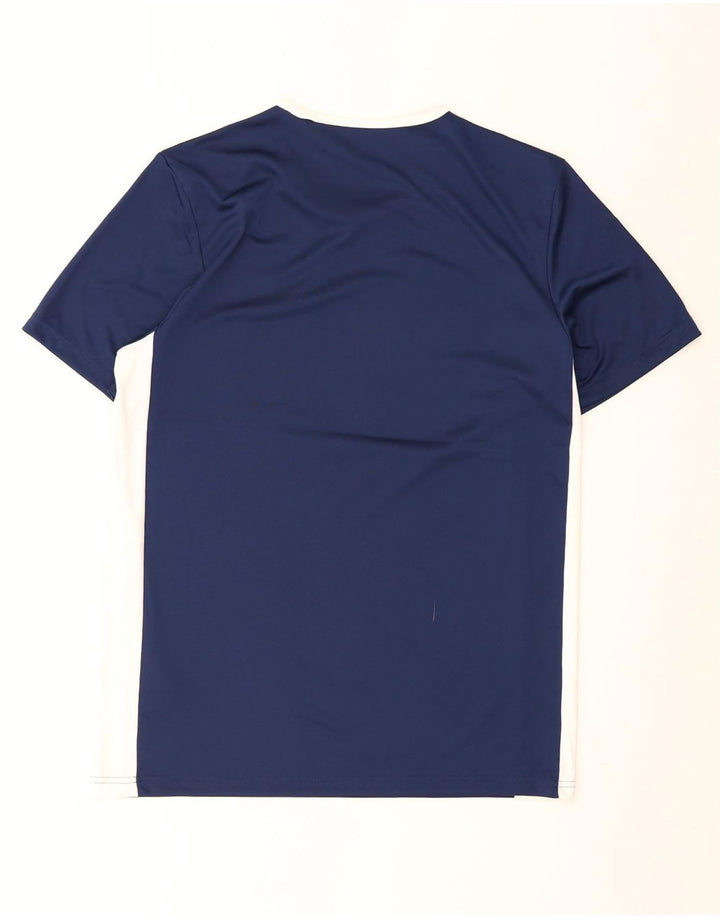 Adidas Mens Aeroready T-Shirt Top Medium Navy Blue Colourblock Polyester