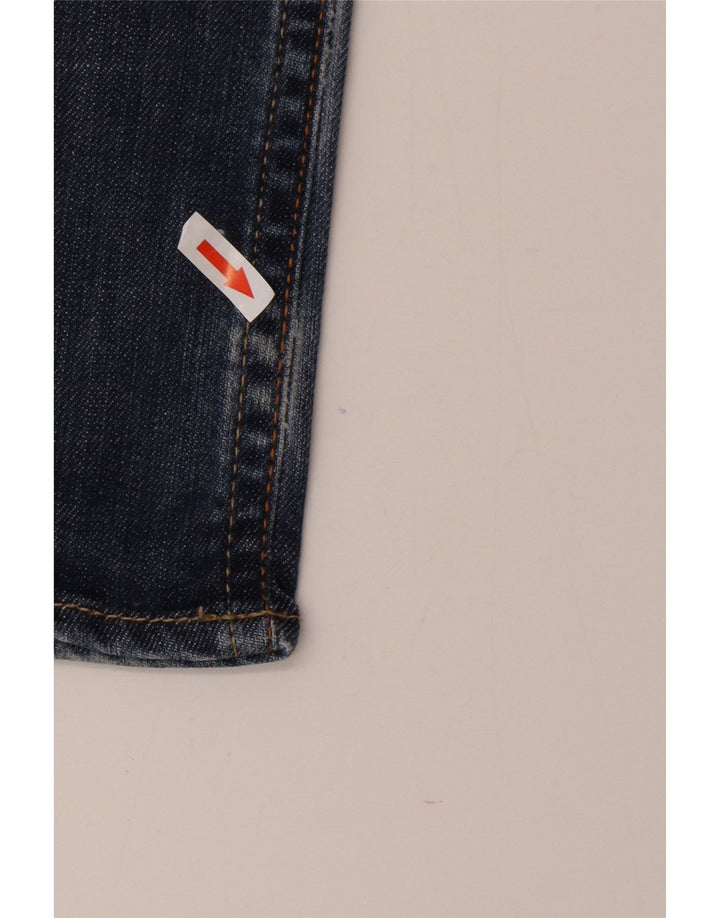 Gas Mens Slim Jeans W31 L34 Blue Cotton