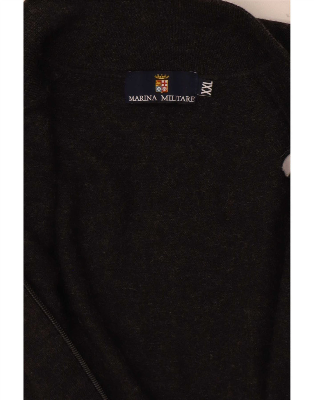 Marina Militare Mens Cardigan Sweater 2XL Grey