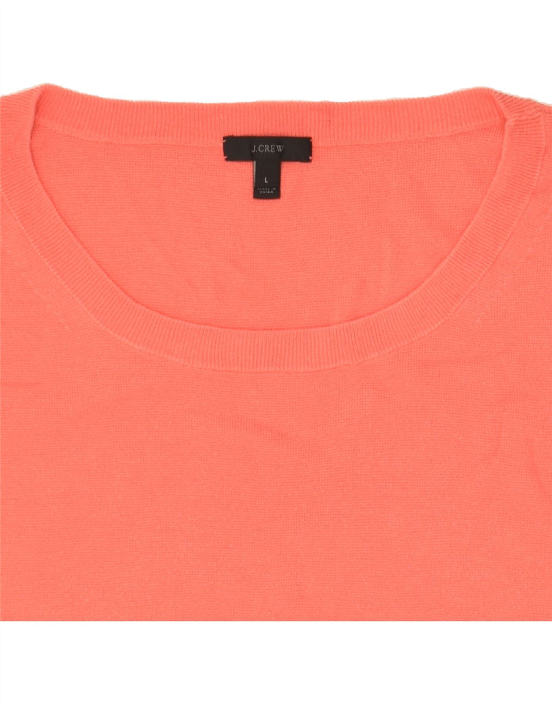 J. CREW Womens Crop Top UK 16 Large Pink Cotton | Vintage J. Crew | Thrift | Second-Hand J. Crew | Used Clothing | Messina Hembry 