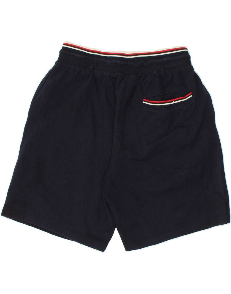 FILA Mens Graphic Sport Shorts Medium Navy Blue Cotton | Vintage Fila | Thrift | Second-Hand Fila | Used Clothing | Messina Hembry 