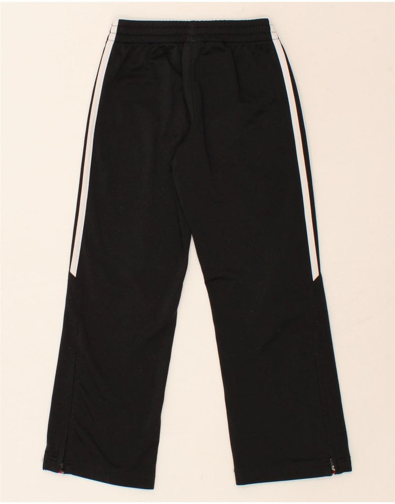 ADIDAS Girls Tracksuit Trousers 7-8 Years Black Polyester | Vintage Adidas | Thrift | Second-Hand Adidas | Used Clothing | Messina Hembry 