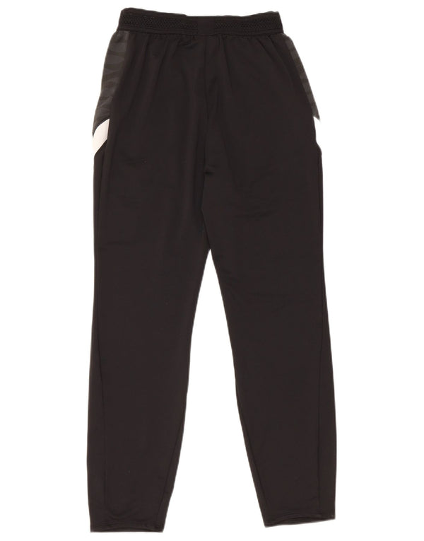 Nike Boys Dri Fit Tracksuit Trousers 12-13 Years Large Black Colourblock