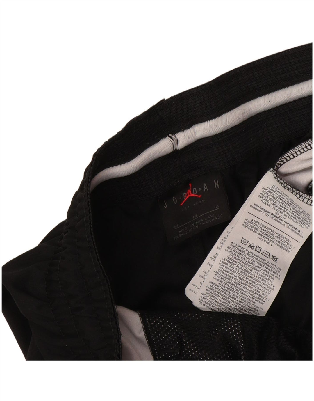 Jordan Mens Dri Fit Sport Shorts Medium  Black Colourblock Polyester