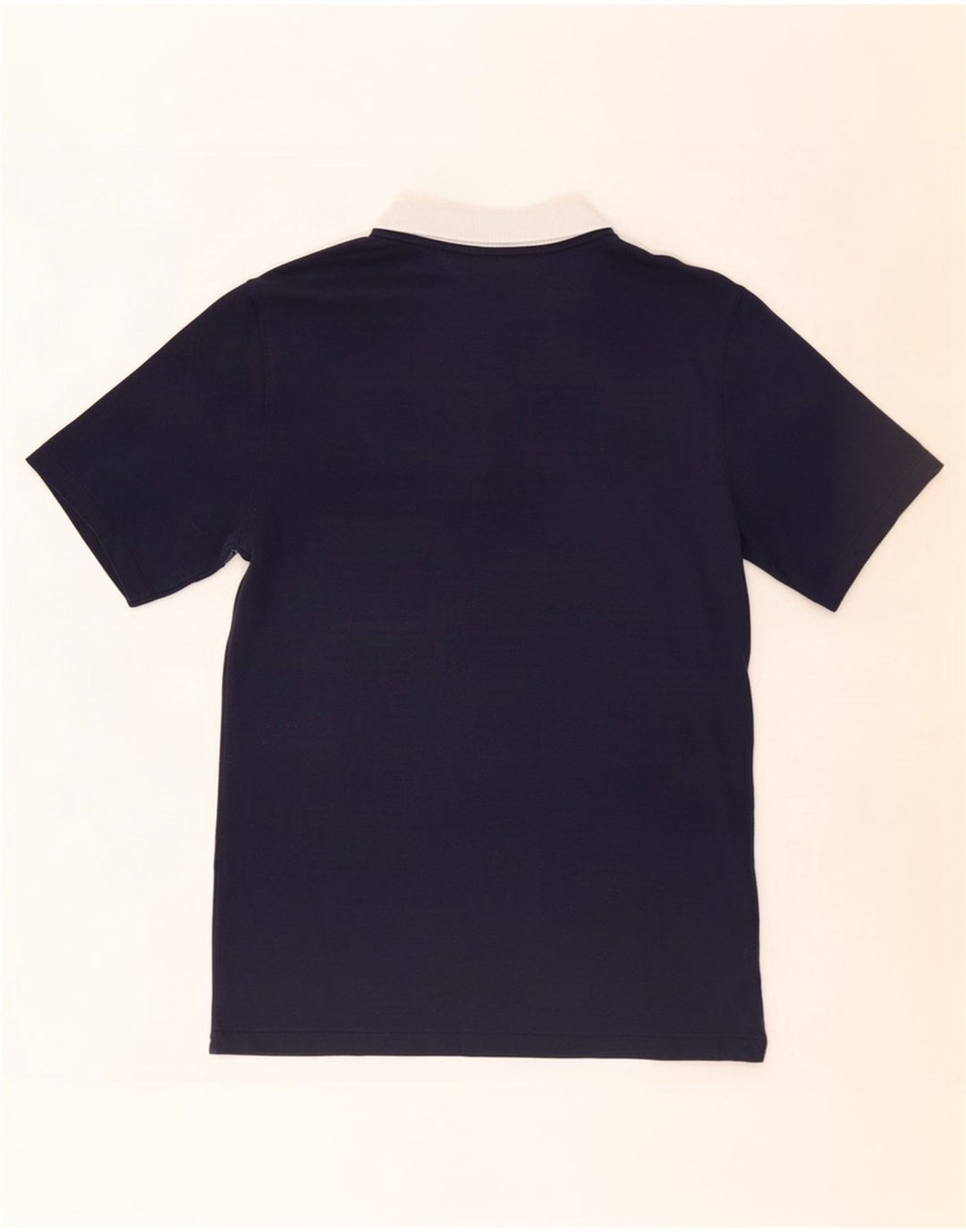 Nike Mens Dri Fit Graphic Polo Shirt Small Navy Blue Colourblock Polyester