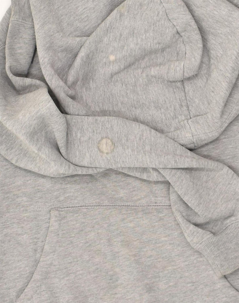 JACK WILLS Womens Graphic Hoodie Jumper UK 10 Small  Grey Cotton | Vintage Jack Wills | Thrift | Second-Hand Jack Wills | Used Clothing | Messina Hembry 