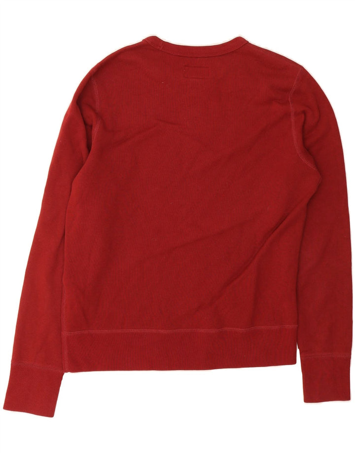 CONVERSE Mens Sweatshirt Jumper Medium Burgundy Cotton Vintage Converse and Second-Hand Converse from Messina Hembry 