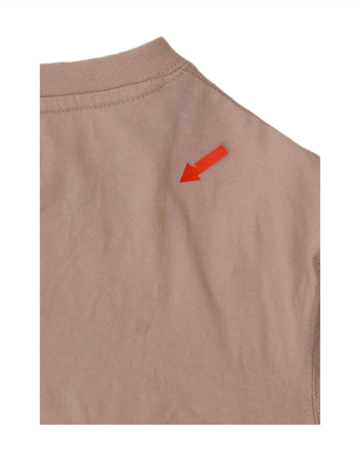 Dickies Mens Graphic T-Shirt Top Small Pink Cotton
