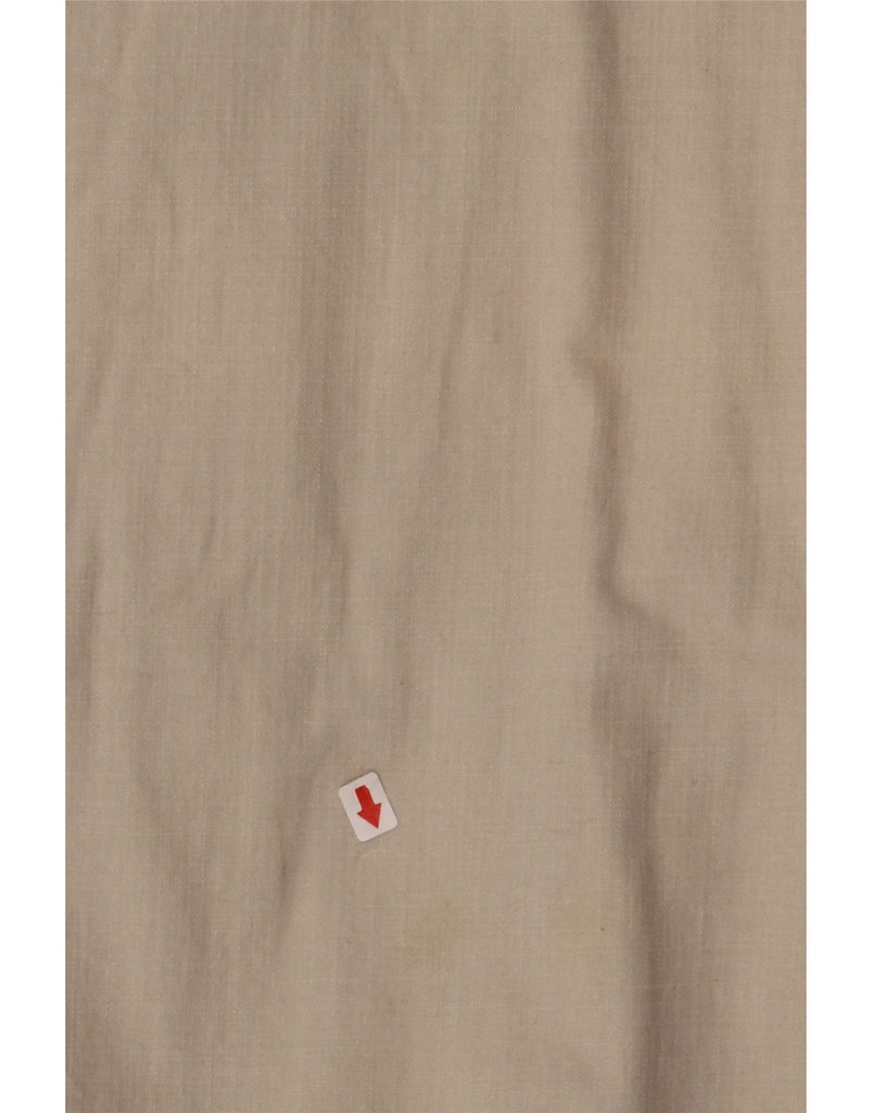 IZOD Womens Straight Cropped Trousers US 14 XL W36 L24 Beige Cotton Vintage Izod and Second-Hand Izod from Messina Hembry 
