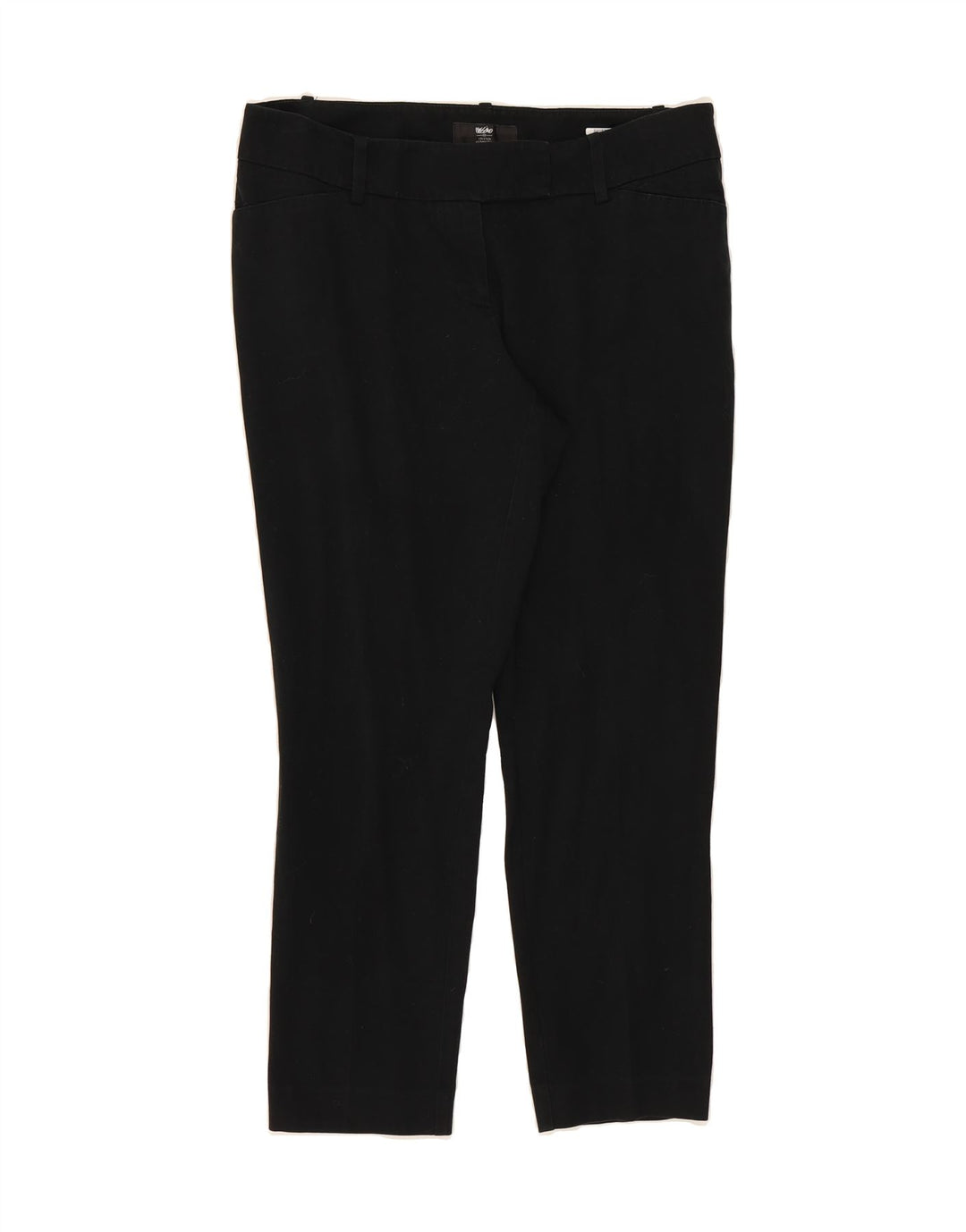 MOSSIMO Womens Slim Suit Trousers US 12 Large W32 L26 Black Cotton Vintage Mossimo and Second-Hand Mossimo from Messina Hembry 