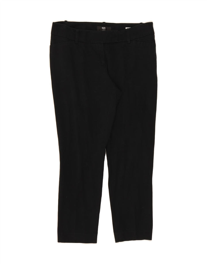 MOSSIMO Womens Slim Suit Trousers US 12 Large W32 L26 Black Cotton Vintage Mossimo and Second-Hand Mossimo from Messina Hembry 