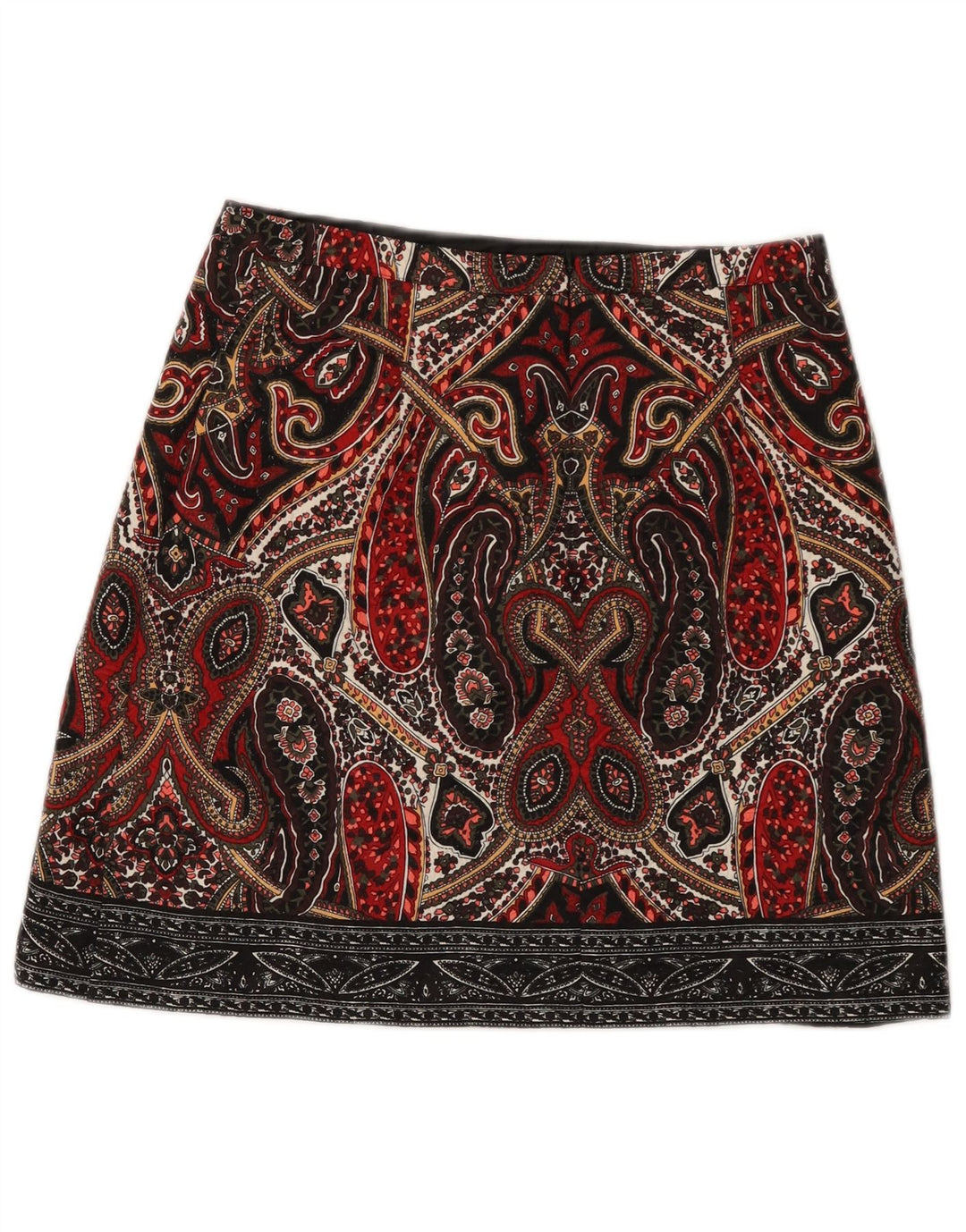 Oasis Womens Mini Skirt UK 12 Medium W28 Multicoloured Paisley Polyester