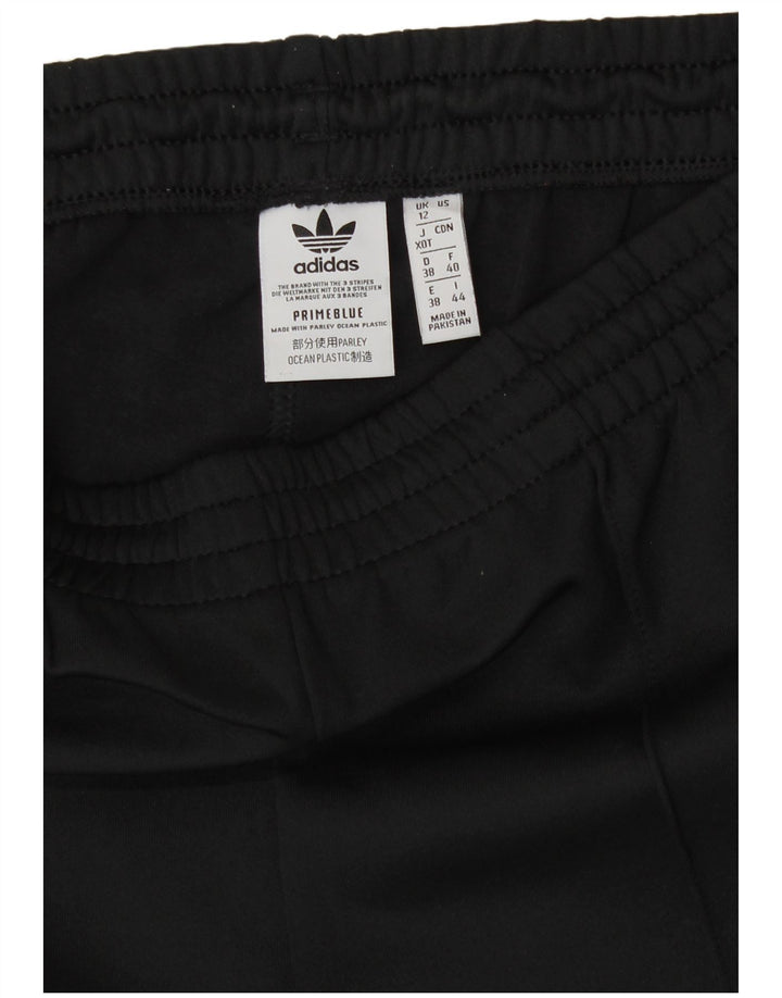 Adidas Womens Tracksuit Trousers UK 12 Medium Black Polyester
